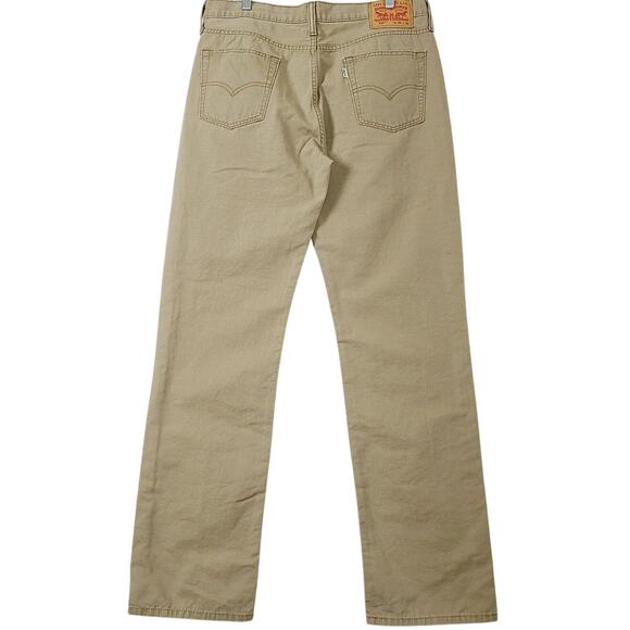Levi's 514 Straight Fit Jeans Tan, Size Mens 34X34, PRE-OWNED - Picture 1 of 11